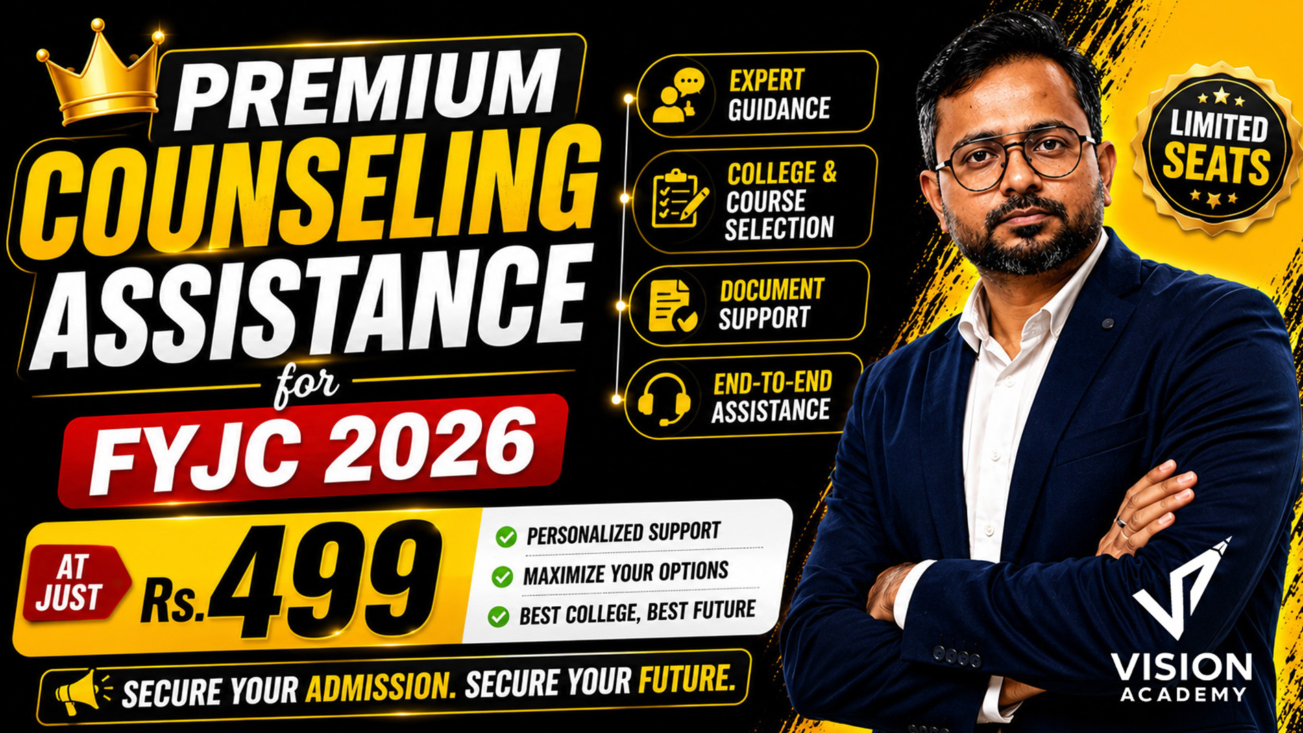 FYJC 2026 Premium Counseling Assistance | CAP Form Filling Guidance
